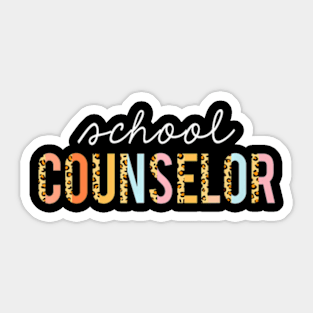 School Counselor Teacher  Back To School Sticker